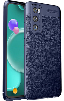 Golden Sand Back Cover for Vivo V20 SE(Blue, Shock Proof)