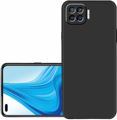 CaseWEB Back Cover for OPPO F17 Pro(Black, Matte Finish, Silicon, Pack of: 1)