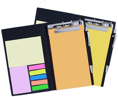 COI Recycled Handmade Pocket-size Memo Pad UNRULED 50 Pages(Yellow, Orange, Pack of 4)