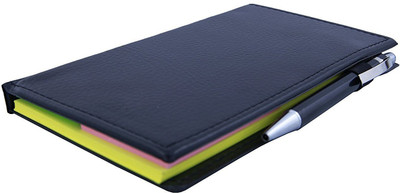 COI Memo Coral and Lemon Green Note pad Organiser/memo Notebook Holder for Office and Gifting Purpose(Set of 2) Pocket-size Memo Pad UNRULED 50 Pages(CORAL, Pack of 2)