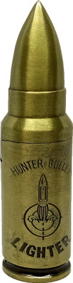 Ala Flame Refillable Premium Single Bullet Shaped Design Cigarette Pocket Lighter -Windproof Lighter -Jet Flame -Pocket Lighter Pocket Lighter(GOLD)
