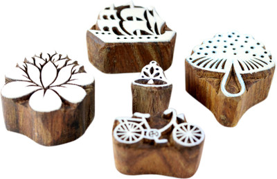 Hashcart BOOTI-SET-1023(5) Printing Blocks(Pack of 5)