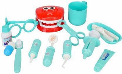 Easy Way Dentist Smile Doctor Pretend Playset, Dentist Medical Kit Toy Set