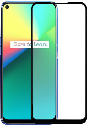 iZAP Edge To Edge Tempered Glass for Realme 7i, Realme 7, Realme C17, Oppo A52(Pack of 1)