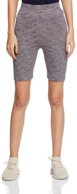 UNMADE Solid Women Grey Gym Shorts
