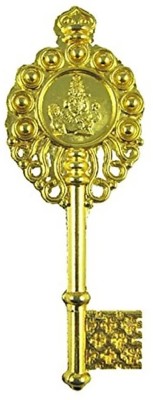 Love Kart Vastu Fengshui Kuber Kunji Key Golden For Wealth (Money) And Prosperity Decorative Showpiece  -  10 cm(Metal, Gold)