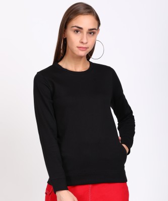 KILLER Full Sleeve Solid Women Sweatshirt