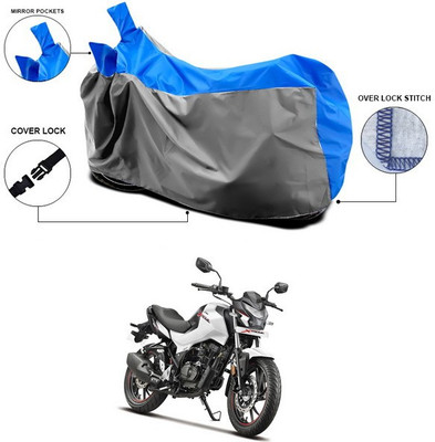 ANTHUB Waterproof Two Wheeler Cover for Hero(Xtreme, Blue, Grey)