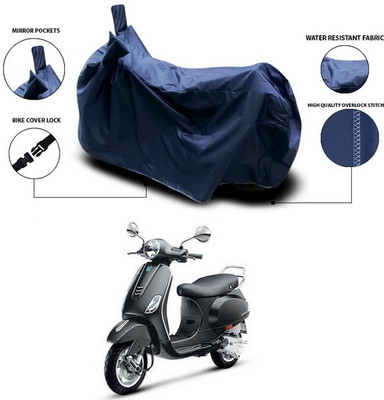 ANTHUB Waterproof Two Wheeler Cover for Vespa(Vespa VXL 125, Blue)