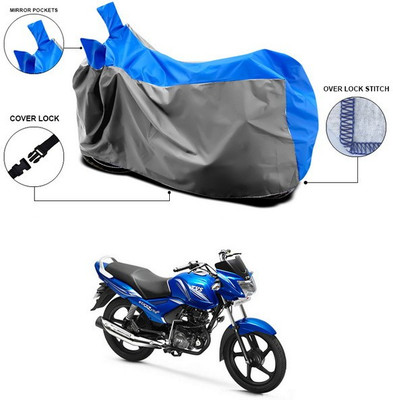 ANTHUB Waterproof Two Wheeler Cover for TVS(Star City, Blue)