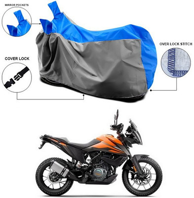 SEBONGO Waterproof Two Wheeler Cover for KTM(Duke 390, Blue)