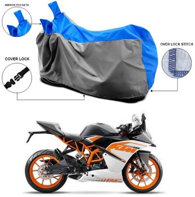 ANTHUB Waterproof Two Wheeler Cover for KTM(RC 200, Blue)