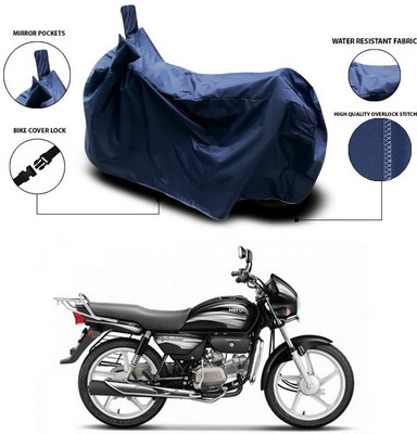 ANTHUB Waterproof Two Wheeler Cover for Hero(Splendor Plus, Blue)