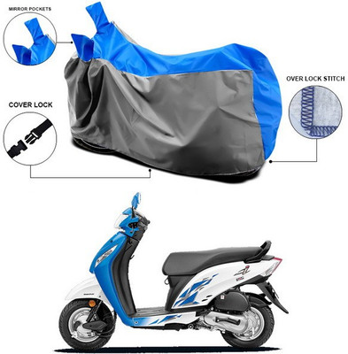 SEBONGO Waterproof Two Wheeler Cover for Honda(Activa i, Blue)