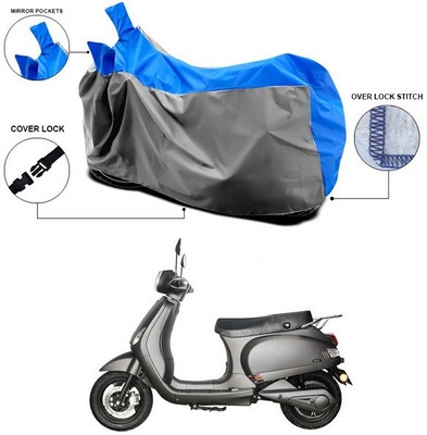 ANTHUB Waterproof Two Wheeler Cover for Universal For Bike(Blue, Grey)