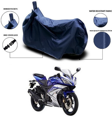 SEBONGO Waterproof Two Wheeler Cover for Yamaha(R15 V3, Blue)