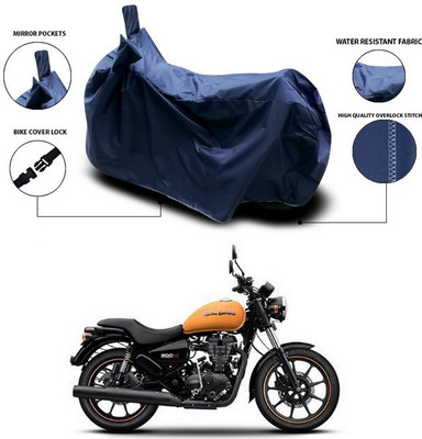 SEBONGO Waterproof Two Wheeler Cover for Royal Enfield(Thunderbird 500, Blue)