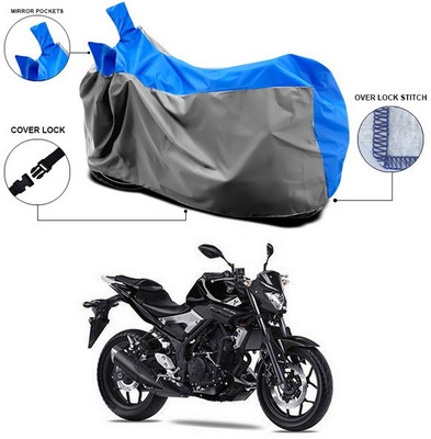 ANTHUB Waterproof Two Wheeler Cover for Yamaha(MT 9, Blue)