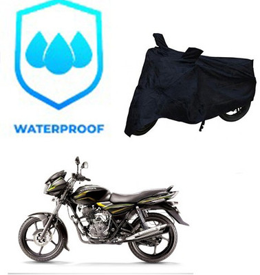 RPSENTTERPR Waterproof Two Wheeler Cover for Bajaj(Discover 100 DTS-i, Black)