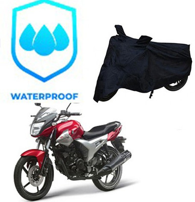 Mdstar Waterproof Two Wheeler Cover for Yamaha(SZ X, Black)