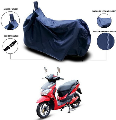 ANTHUB Waterproof Two Wheeler Cover for Hero(Electric, Blue)
