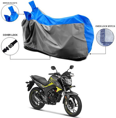 SEBONGO Waterproof Two Wheeler Cover for Honda(CB Hornet 160, Blue)