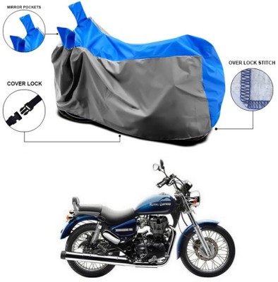 ANTHUB Waterproof Two Wheeler Cover for Royal Enfield(Thunderbird 350, Blue)