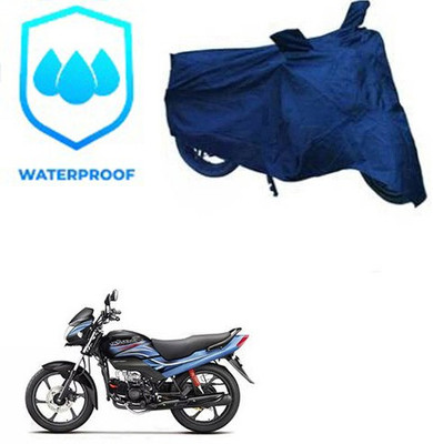 Motoren Waterproof Two Wheeler Cover for Honda(Passion Pro, Blue)
