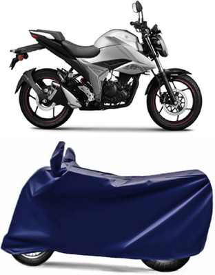 V VINTON Two Wheeler Cover for Suzuki(Gixxer, Blue)