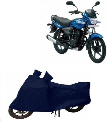 carbox Two Wheeler Cover for Bajaj(Platina 100 DTS-i, Blue)