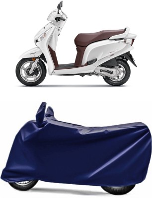 Mdstar Waterproof Two Wheeler Cover for Honda(Aviator, Blue)