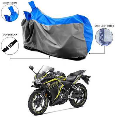ANTHUB Waterproof Two Wheeler Cover for Honda(CBR 250R, Blue)