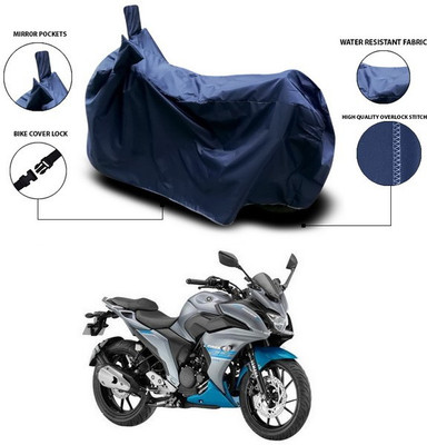 SEBONGO Waterproof Two Wheeler Cover for Yamaha(Fazer 25, Blue)