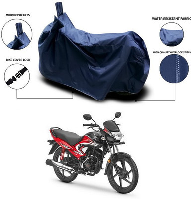 ANTHUB Waterproof Two Wheeler Cover for Honda(Dream Yuga, Blue)