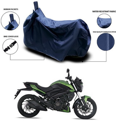 SEBONGO Two Wheeler Cover for Bajaj(Dominar, Blue)