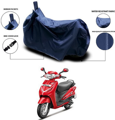 ANTHUB Waterproof Two Wheeler Cover for Hero(Duet, Blue)