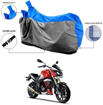 ANTHUB Waterproof Two Wheeler Cover for Mahindra(MOJO XT 300, Blue)