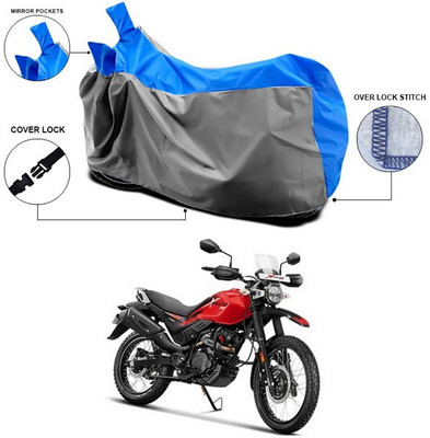 SEBONGO Waterproof Two Wheeler Cover for Hero(Xpulse 200T, Blue)