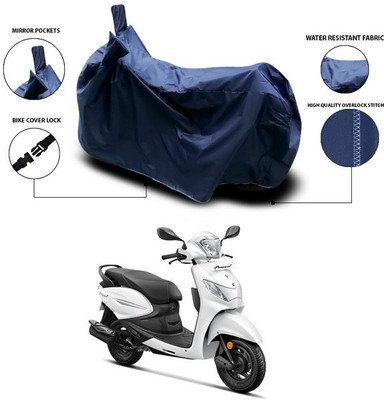 SEBONGO Two Wheeler Cover for Hero(Pleasure+ 110, Blue)