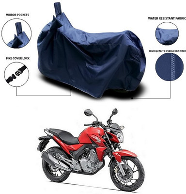 SEBONGO Waterproof Two Wheeler Cover for Honda(CB Twister, Blue)