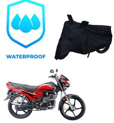 Motoren Waterproof Two Wheeler Cover for Honda(Passion Plus, Black)