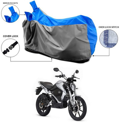 ANTHUB Waterproof Two Wheeler Cover for Revolt(RV 300, Blue)