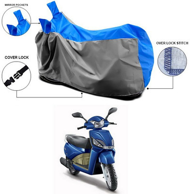 ANTHUB Waterproof Two Wheeler Cover for Mahindra(Gusto, Blue)