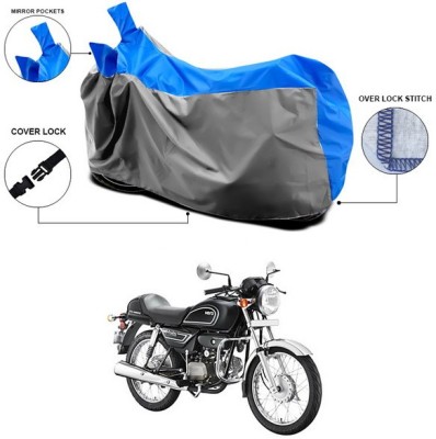 ANTHUB Waterproof Two Wheeler Cover for Hero(Splendor Pro Classic, Blue, Grey)