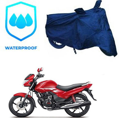 Motoren Waterproof Two Wheeler Cover for Hero(Achiever, Blue)