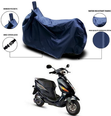 SEBONGO Two Wheeler Cover for Hero(Electric Cruz, Blue)