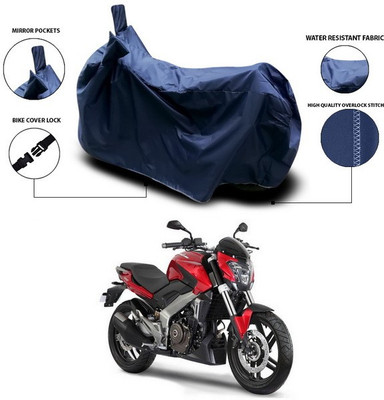 SEBONGO Waterproof Two Wheeler Cover for Bajaj(Pulsar, Blue)