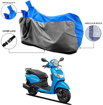 THE REAL ARV Waterproof Two Wheeler Cover for Hero(Pleasure+ 110, Blue)