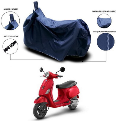 ANTHUB Waterproof Two Wheeler Cover for Vespa(Vespa, Blue)