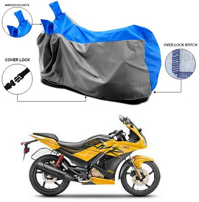 ANTHUB Waterproof Two Wheeler Cover for Hero(Karizma ZMR, Blue)